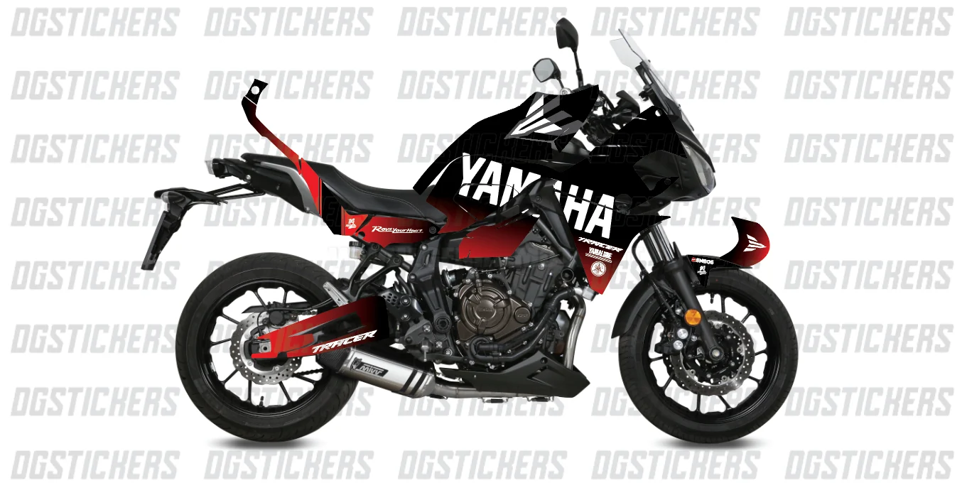 Yamaha Tracer 700 2016-2019 Hyper Degrade Kırmızı kaplama seti