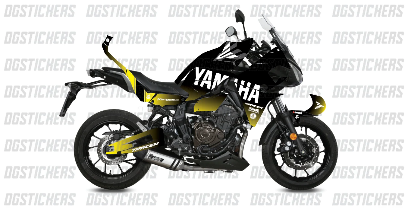 Yamaha Tracer 700 2016-2019 Hyper Degrade Sarı kaplama seti detay görseli 3
