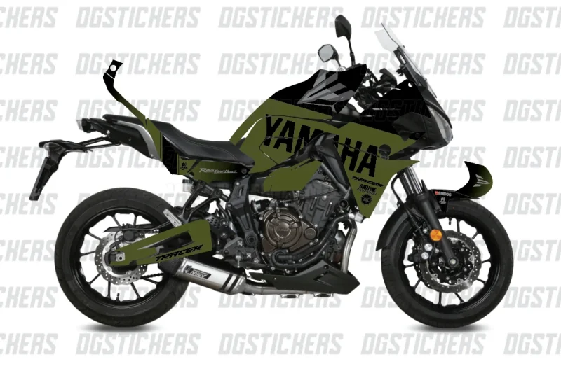 Yamaha Tracer 700 2016-2019 Hyper Haki-Yeşil kaplama seti