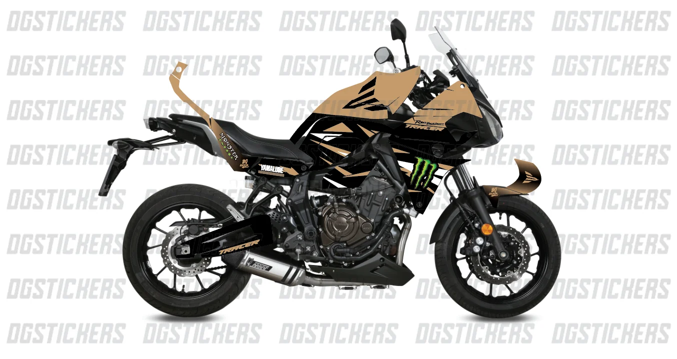 Yamaha Tracer 700 2016-2019 Monster Camo kaplama seti