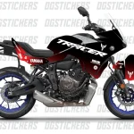 Yamaha Tracer 700 2020-2024 Degrade Kırmızı kaplama seti