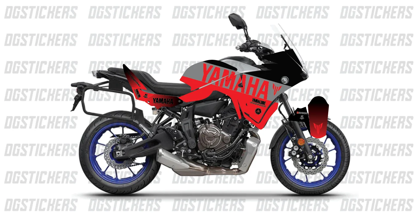 Yamaha Tracer 700 2020-2024 Hyper Kırmızı kaplama seti detay görseli 2