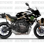 Yamaha Tracer 700 2020-2024 Monster Camo kaplama seti