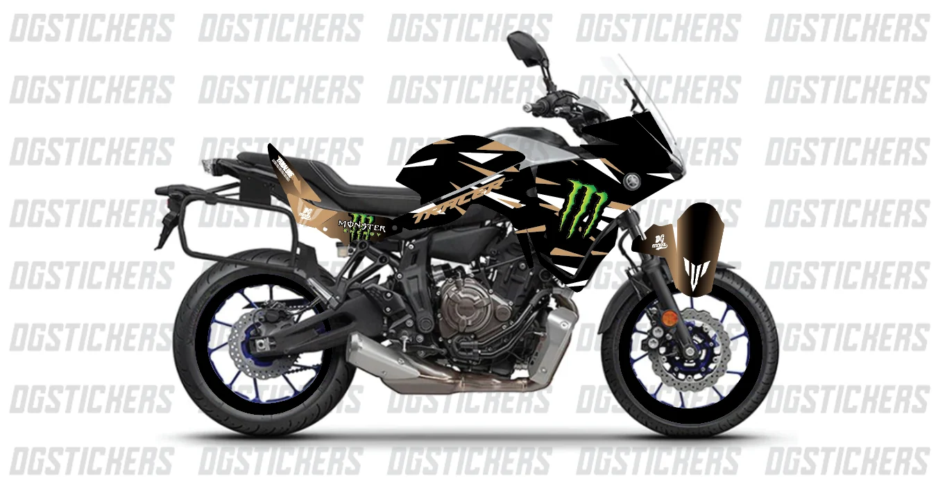 Yamaha Tracer 700 2020-2024 Monster Camo kaplama seti