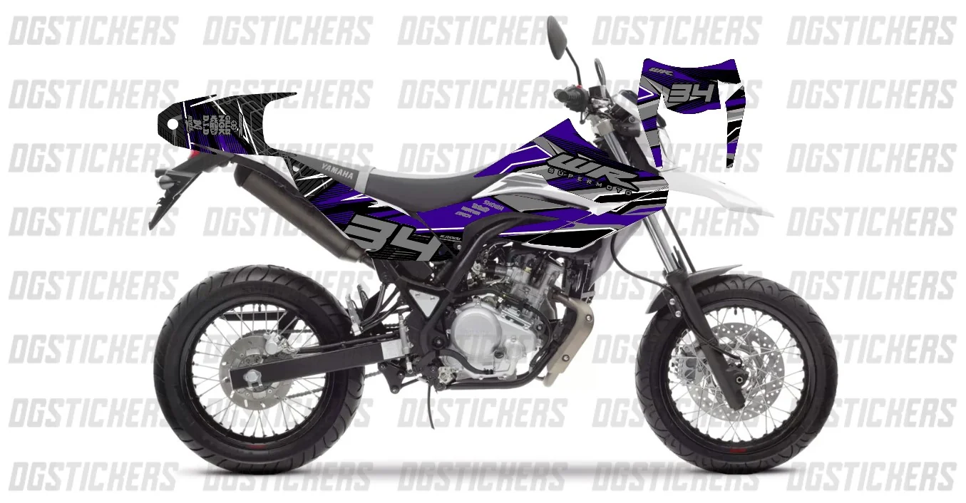 Yamaha WR125 2011-2015 Super WR Raceblue kaplama seti detay görseli 3