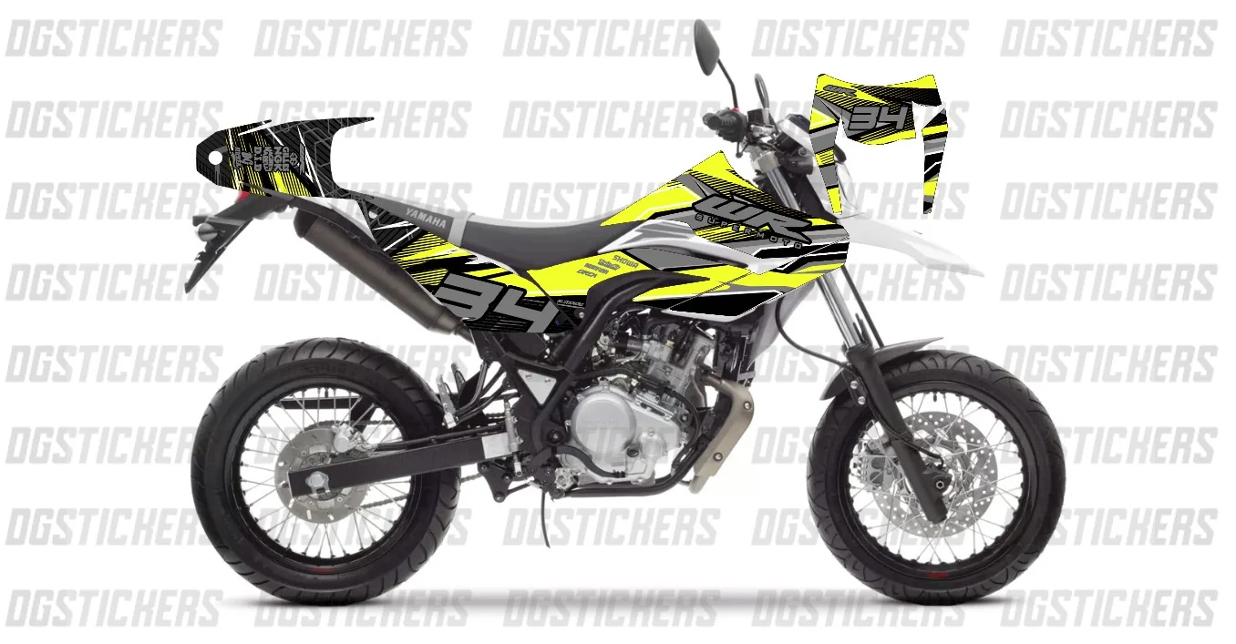 Yamaha WR125 2011-2015 Super WR Sarı kaplama seti detay görseli 4