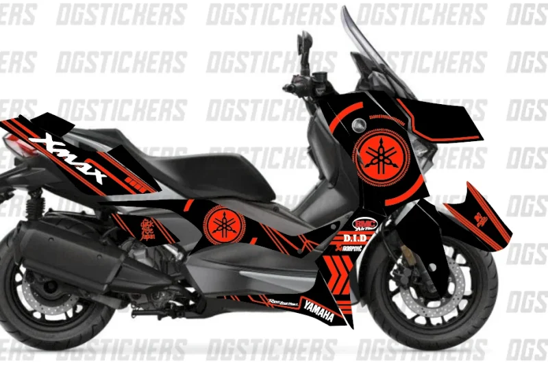 Yamaha X-Max 2023-2026 Ravex Kırmızı kaplama seti
