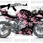 CFMOTO 250SR Sakura Siyah kaplama seti